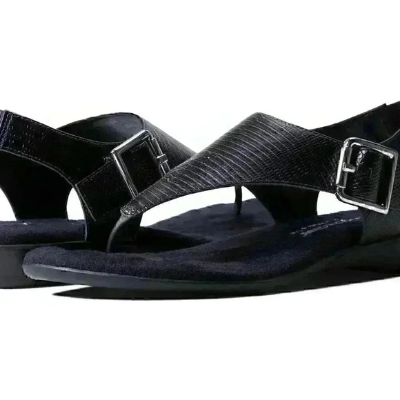 Walking Cradles Noelle Sandal in Luggage Lizard Women's 8 Wide BRAND NEW - Picture 1 of 10